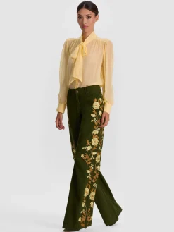AKERS EMBROIDERED PANT