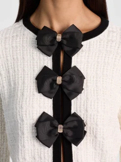 AKIRA BOW CARDIGAN