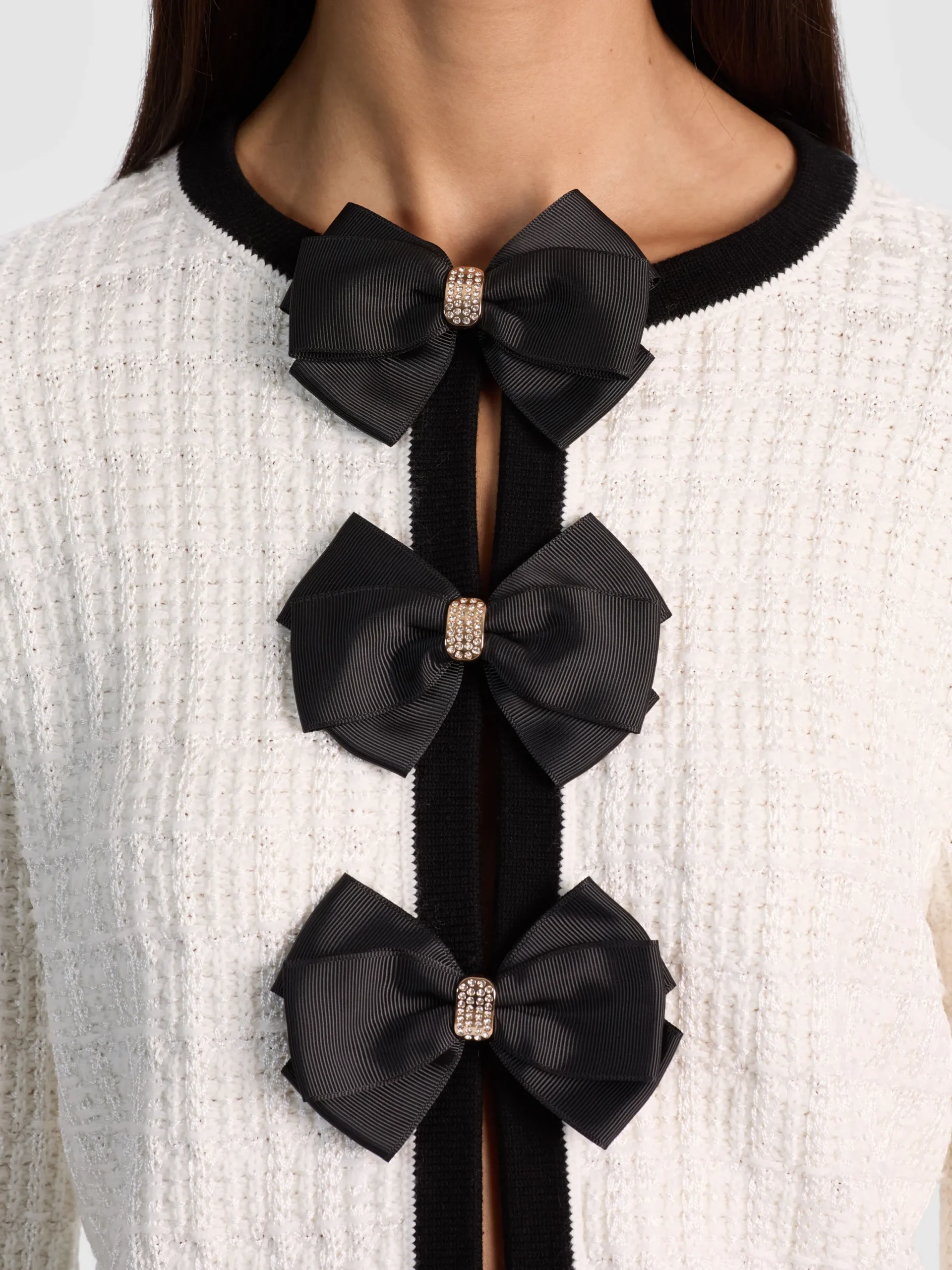 AKIRA BOW CARDIGAN