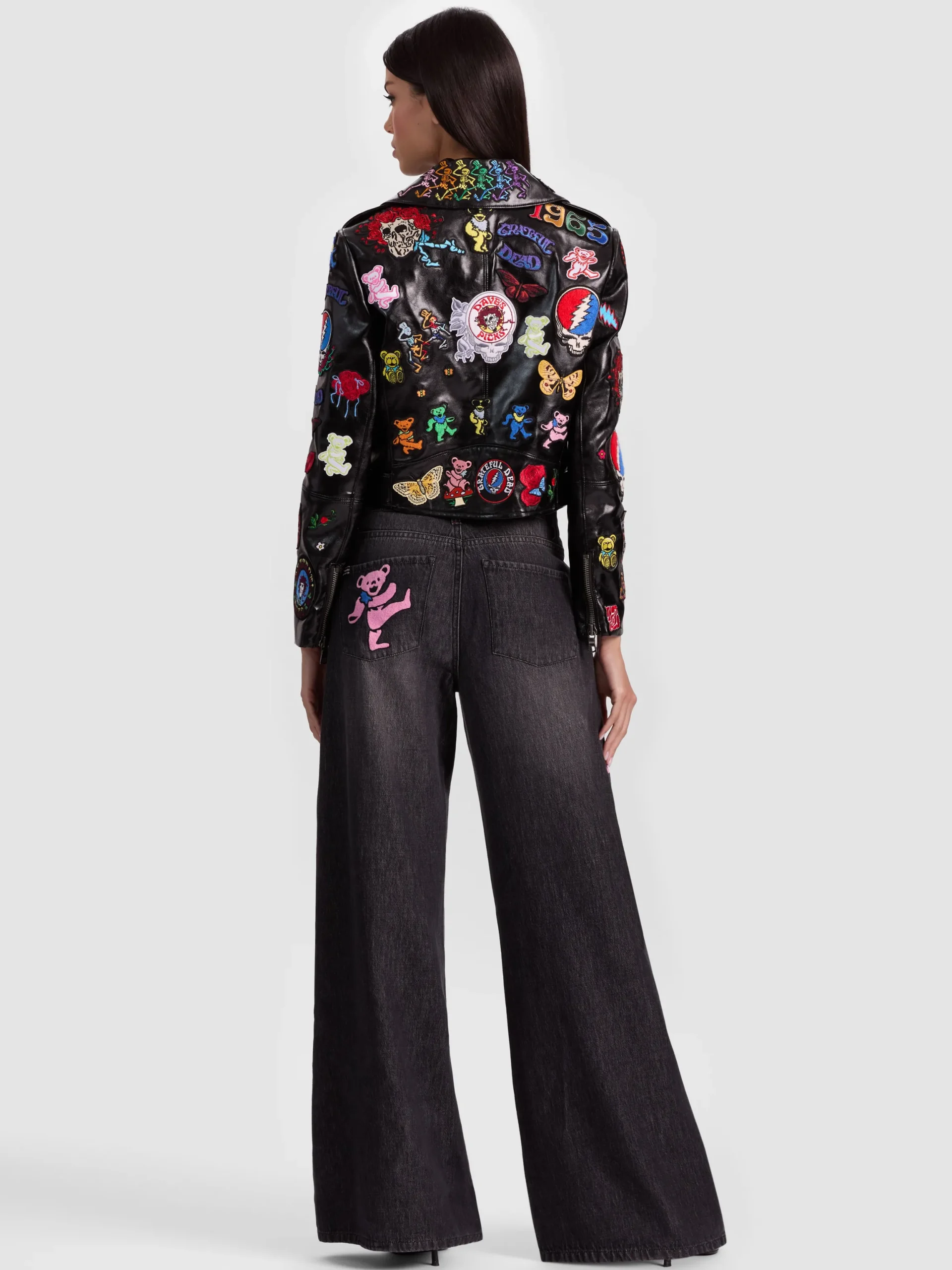 A+O X GRATEFUL DEAD CODY VEGAN MOTO JACKET