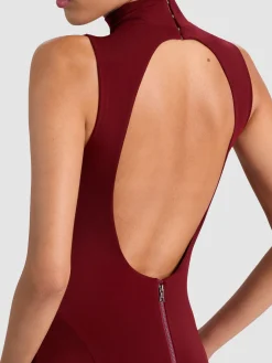 AUGUSTA OPEN BACK MAXI DRESS