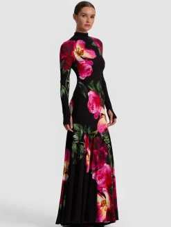 AUGUSTA OPEN BACK MAXI DRESS