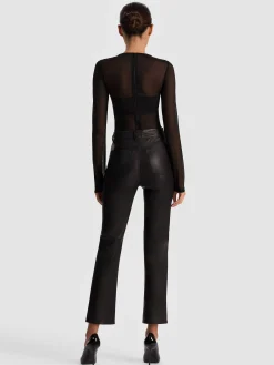 BANDEAU LONG SLEEVE BODYSUIT