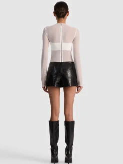 BANDEAU LONG SLEEVE BODYSUIT