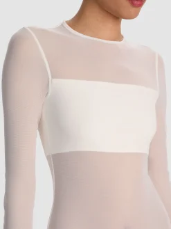 BANDEAU LONG SLEEVE BODYSUIT