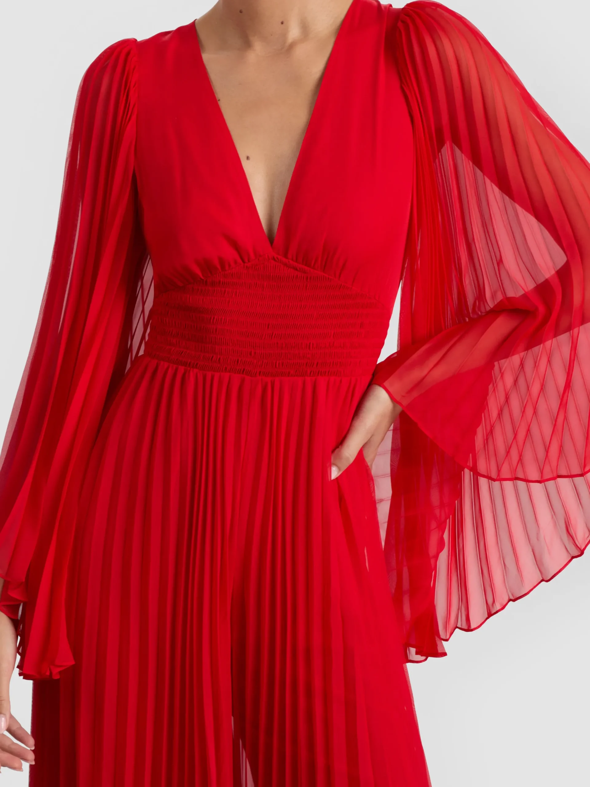 BENNET PLEATED JUMPSUIT