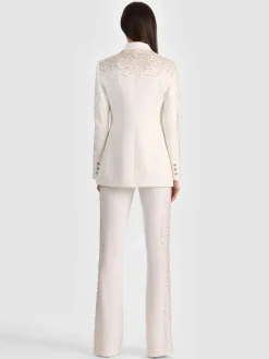 BREANN EMBELLISHED FITTED BLAZER
