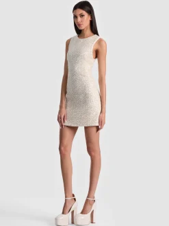 CADE EMBELLISHED TWEED MINI DRESS