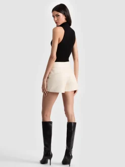 CADY LEATHER SHORT
