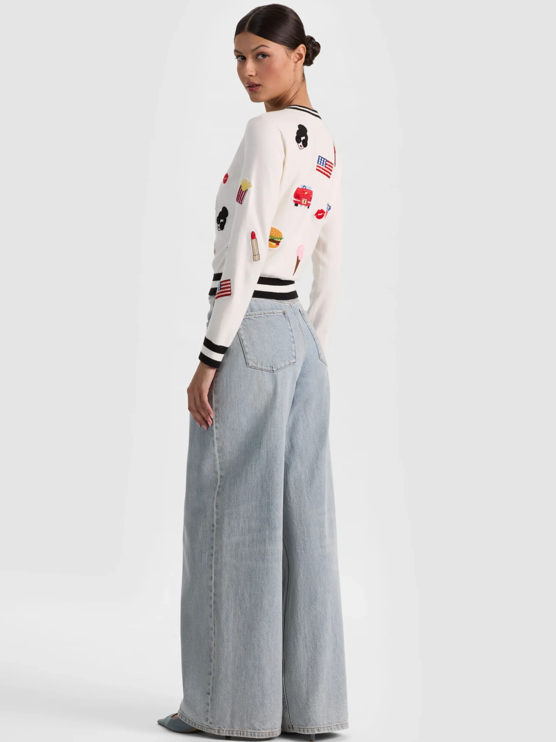 CAROLANN AMERICANA SHRUNKEN PULLOVER