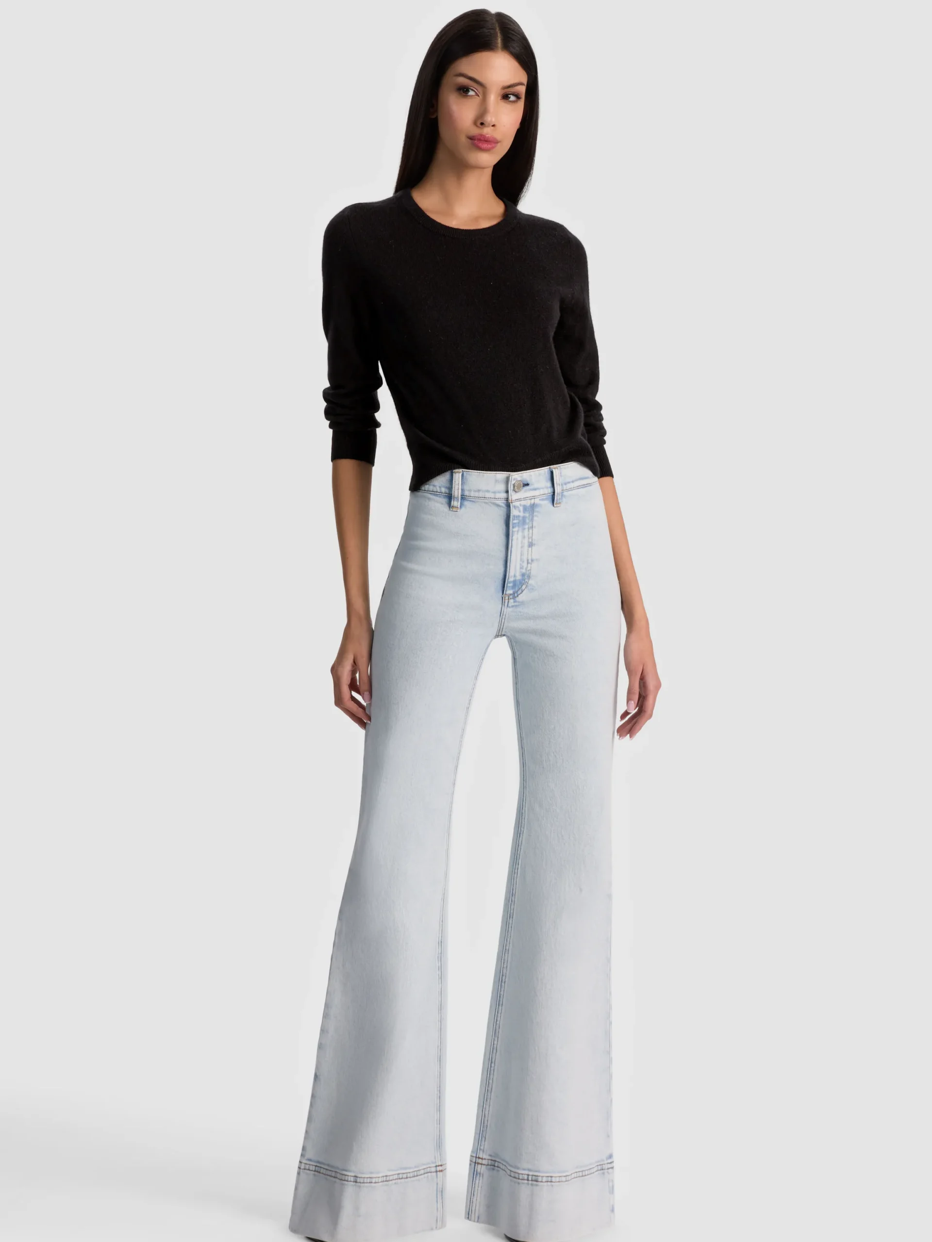 CAROLANN CASHMERE SHRUNKEN PULLOVER