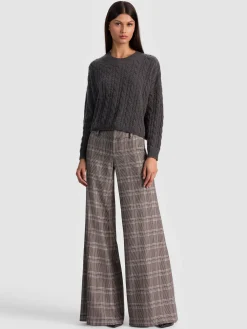 CECILIE CASHMERE CABLEKNIT PULLOVER