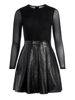 CHARA VEGAN MINI DRESS
