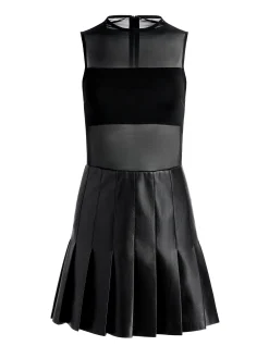 CHARA VEGAN MINI DRESS
