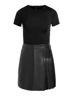 CHARA VEGAN MINI DRESS