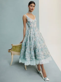 CHARLOTTE LACE MIDI DRESS