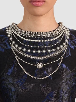 CHERRA EMBELLISHED CROP TOP