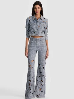 CHIC LASER-CUT JEAN