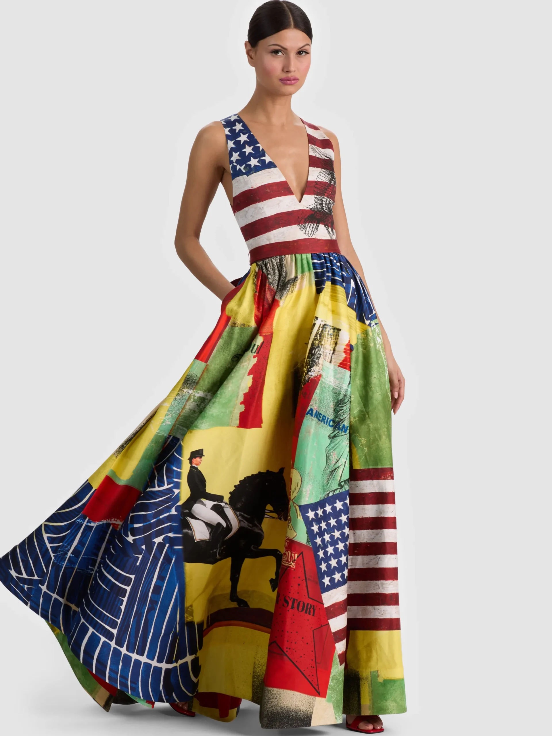 DARCIE FLARED GOWN