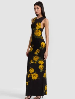 DELORA OPEN BACK MAXI DRESS