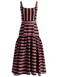 DIANA STRUCTURED MIDI DRESS