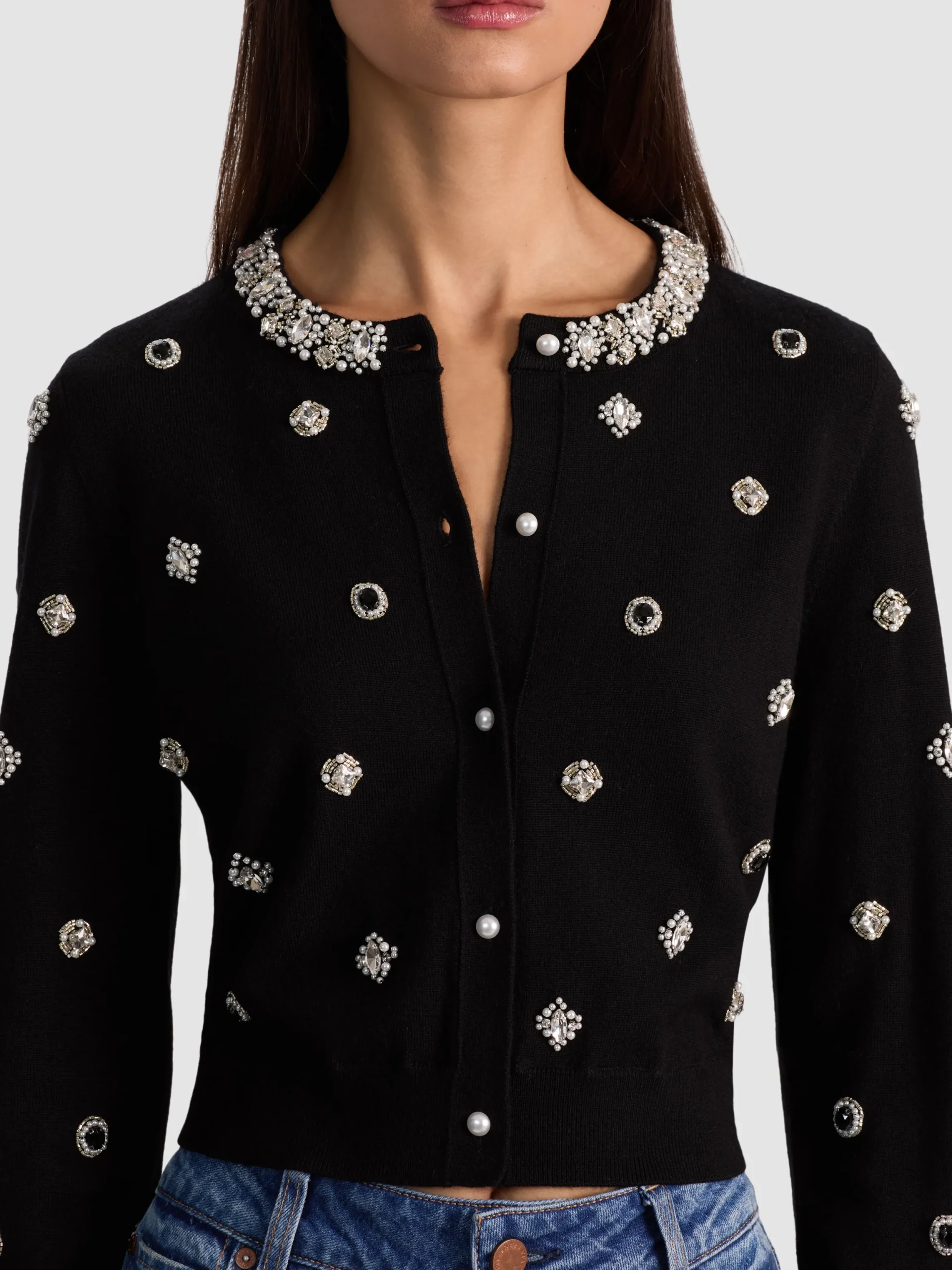 DOLLIE EMBELLISHED CARDIGAN