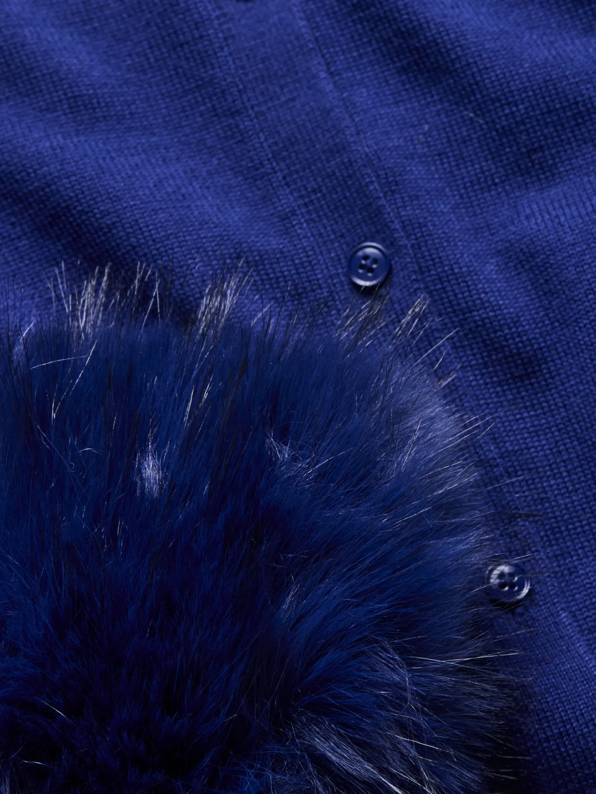 DOLLIE FAUX FUR CUFF CARDIGAN