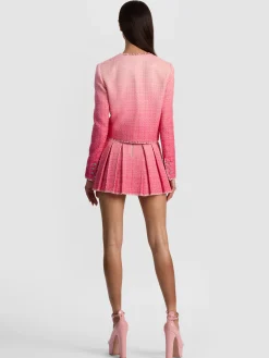 DUMONT EMBELLISHED TWEED JACKET