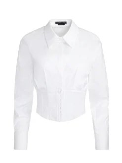 EDIE CORSET BUTTON DOWN