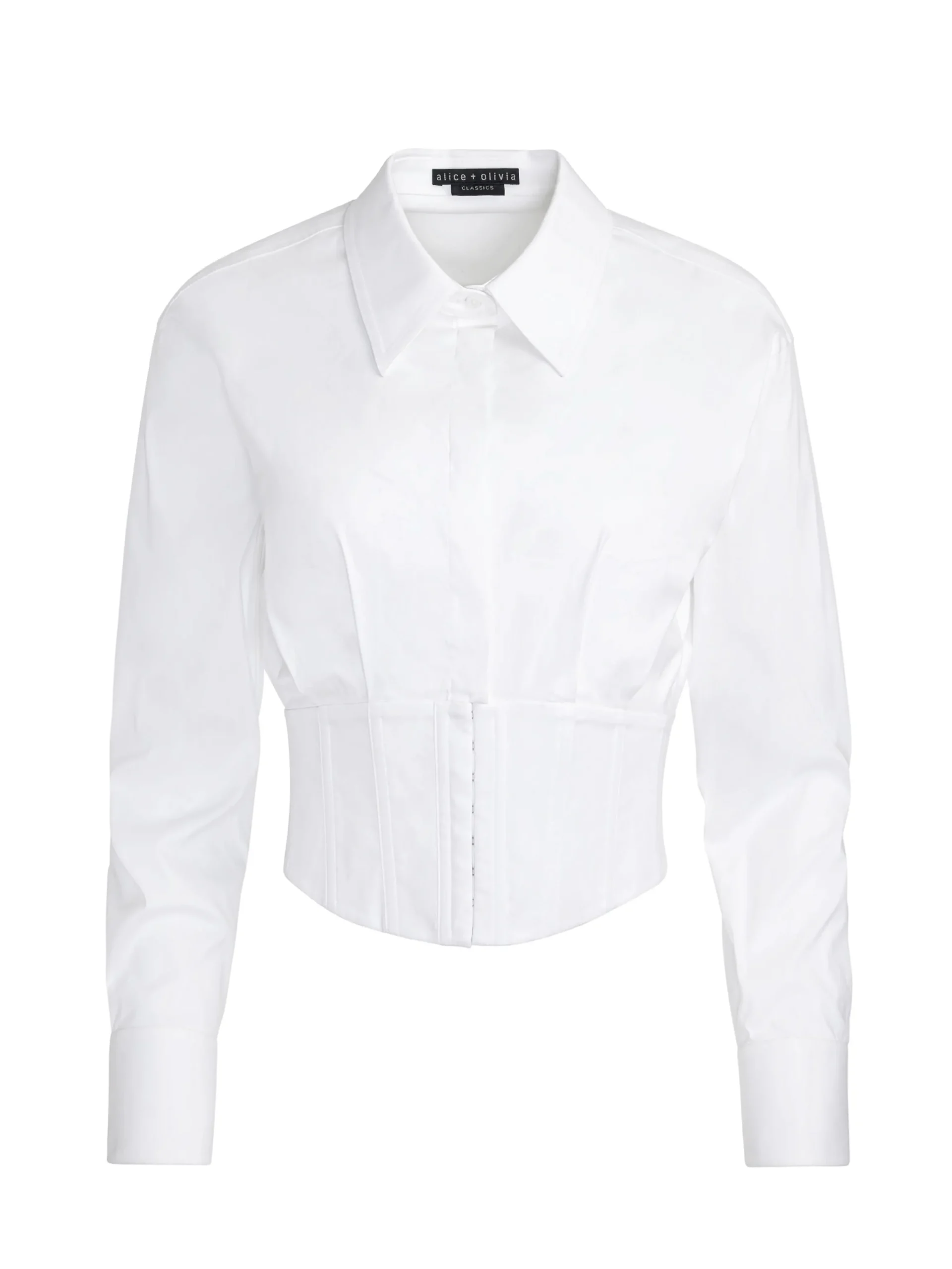 EDIE CORSET BUTTON DOWN