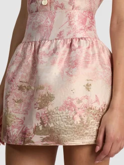 ELLA DROP WAIST MINI SKIRT