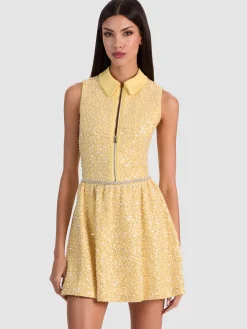 ELLIS EMBELLISHED MINI DRESS