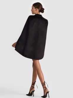 ESTHER VELVET CAPE BLAZER
