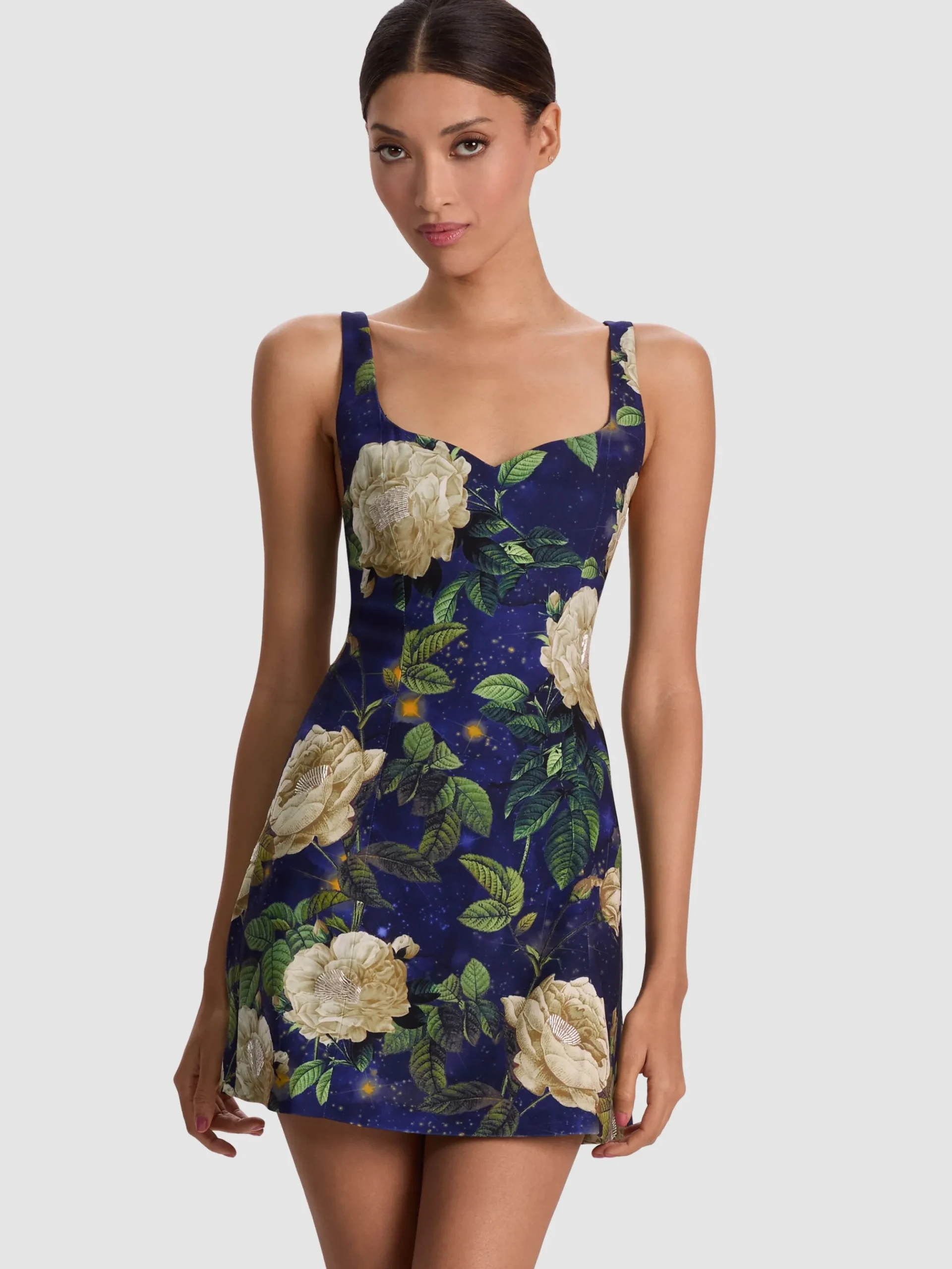 EVE EMBELLISHED MINI DRESS