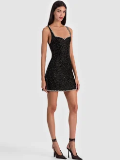 EVE EMBELLISHED MINI DRESS