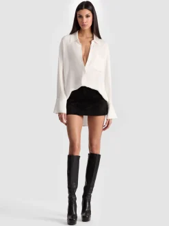 FINELY OVERSIZED BUTTON DOWN