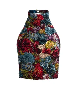 GATZ EMBELLISHED TOP