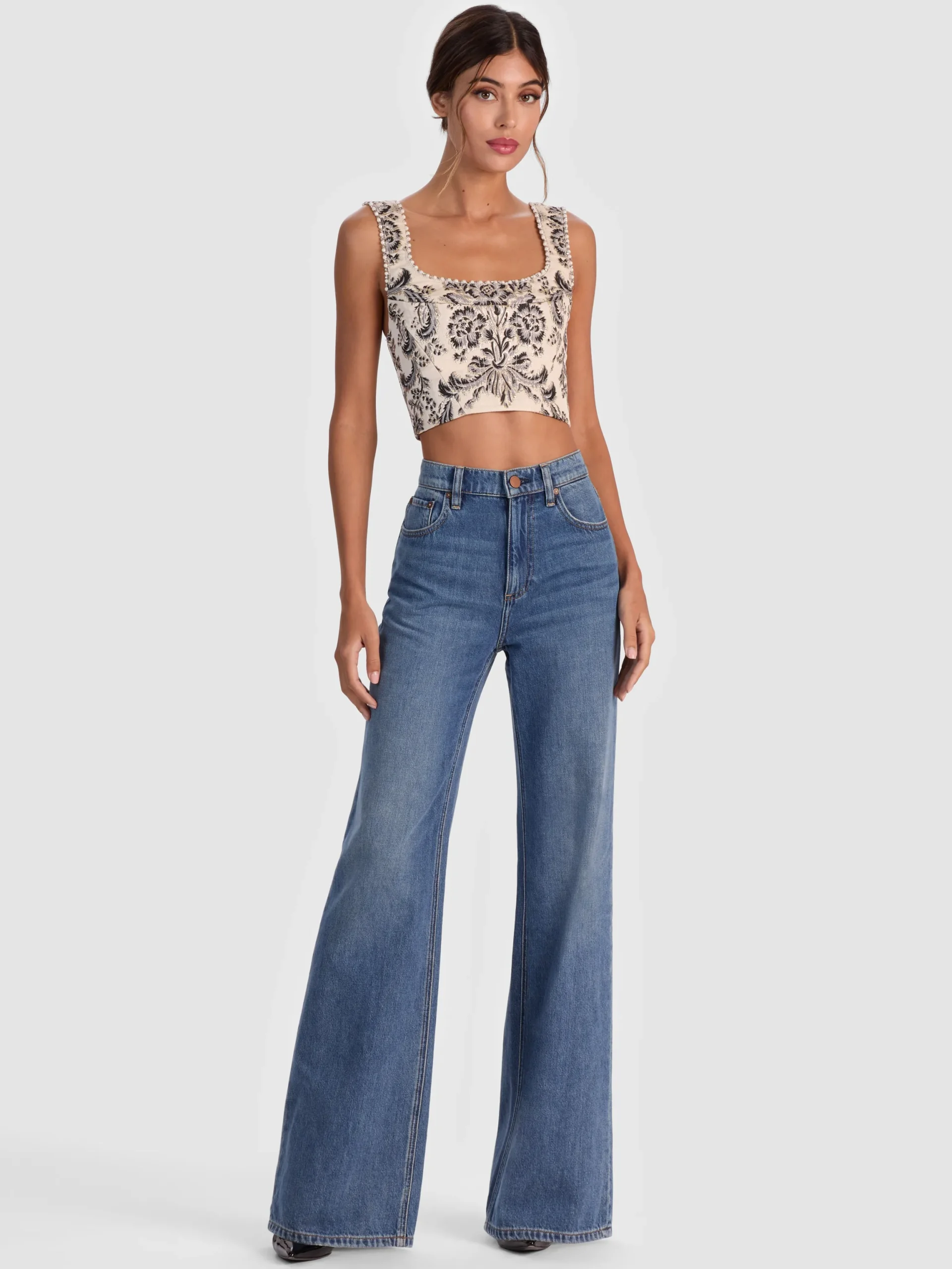 GUINEVERE EMBELLISHED BUSTIER