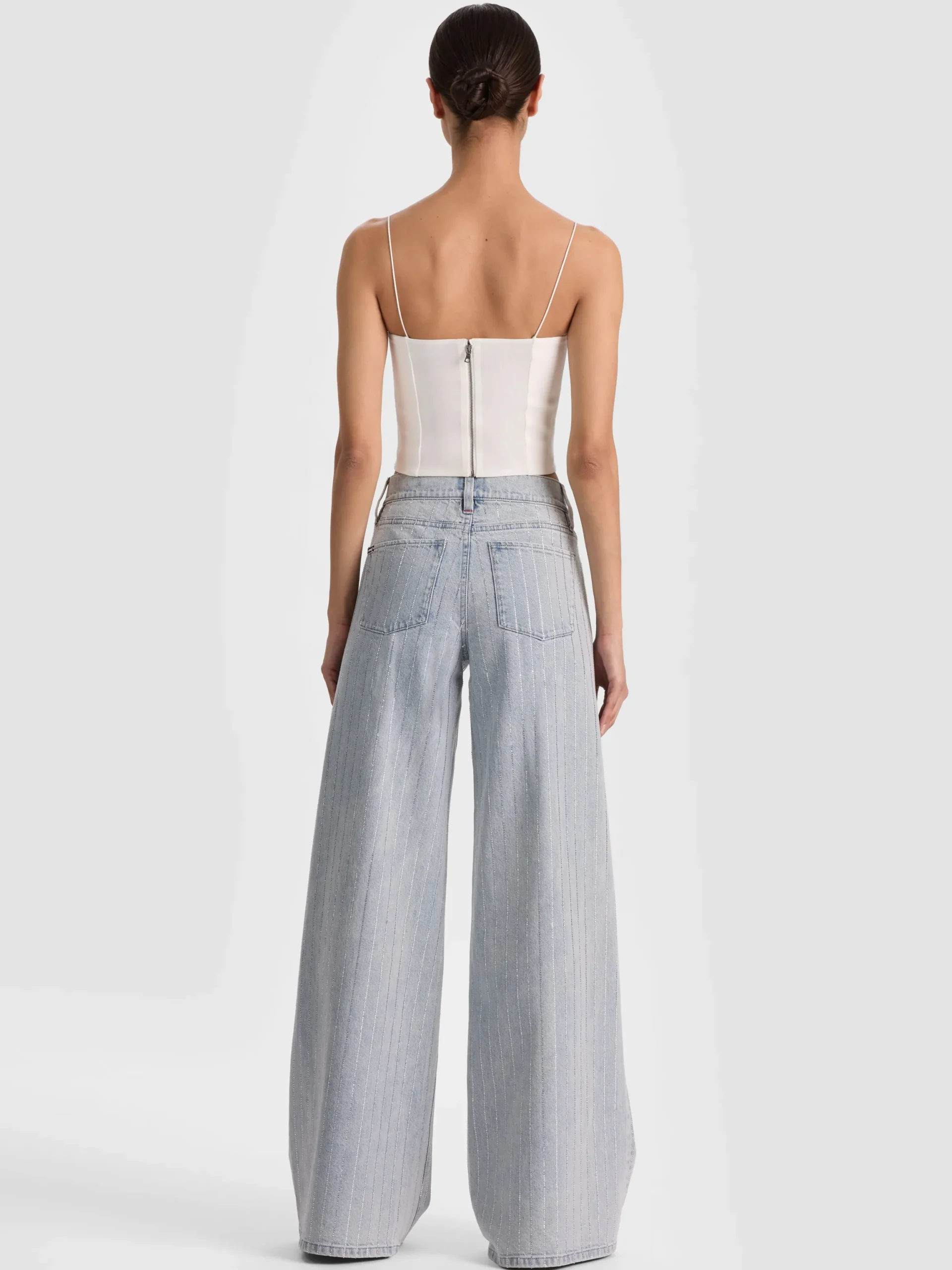 HALLIE EMBELLISHED PEEKABOO TOP