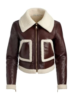 ISAIAH FAUX SHEARLING JACKET