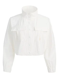 JAMES FUNNEL NECK CROPPED PARKA