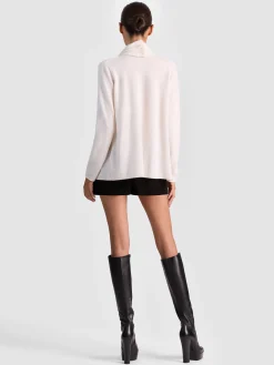 JULES CASHMERE DRAPED PULLOVER