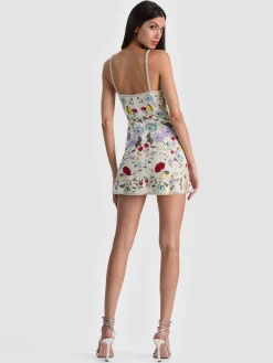 JULIA EMBELLISHED MINI GOWN