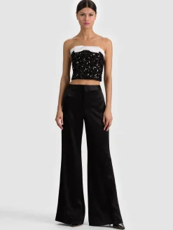 KATYA EMBELLISHED BOW TOP