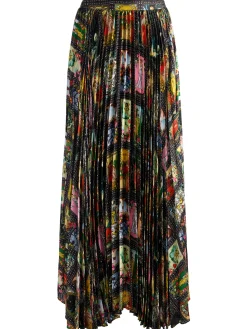 KATZ PLEATED MAXI SKIRT