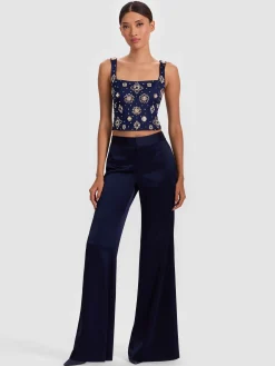 LILIANNA EMBELLISHED CORSET TOP