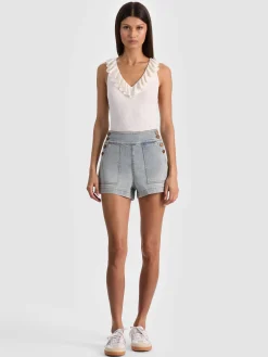 MARNIE RUFFLE TANK