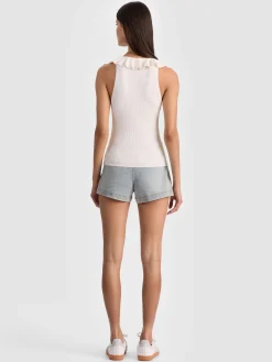 MARNIE RUFFLE TANK
