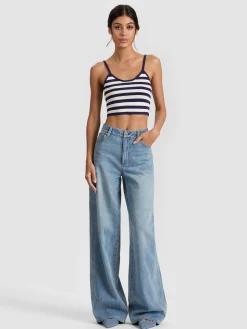 MAUDE STRIPED BRALETTE