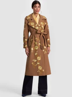NEVADA EMBROIDERED TRENCH COAT